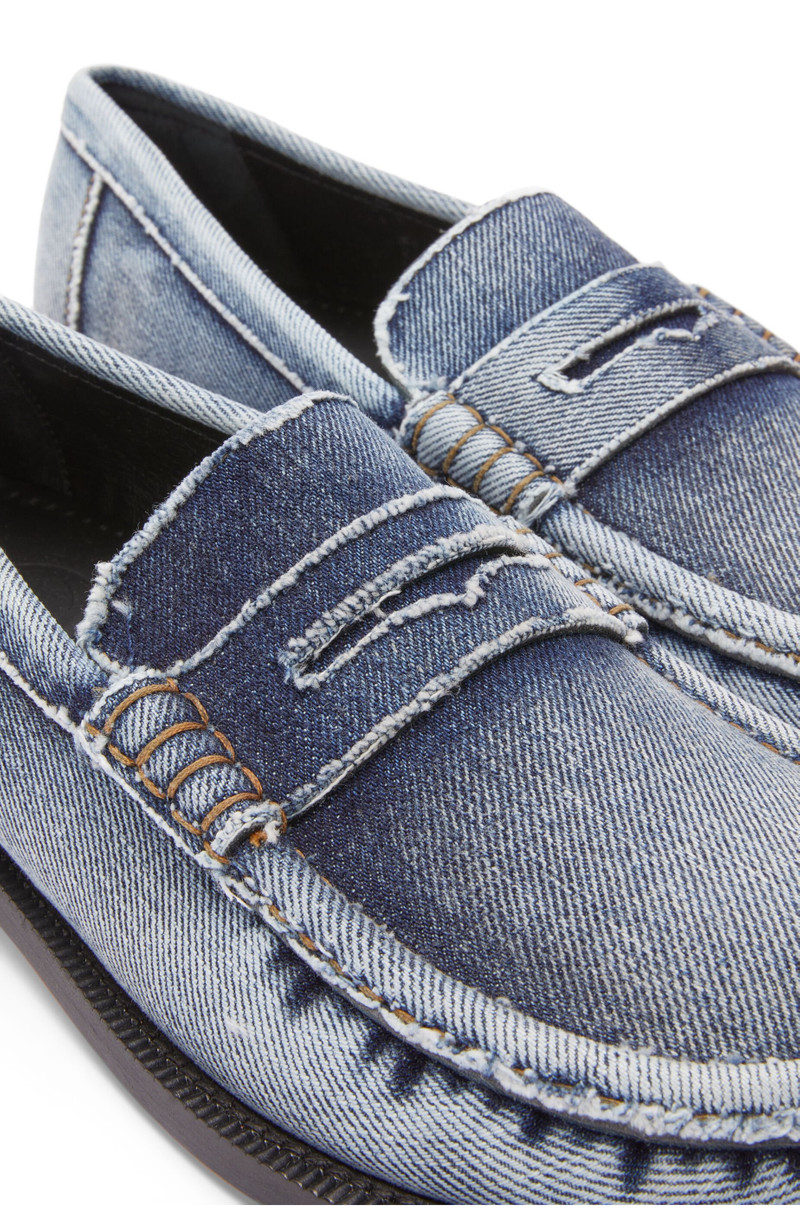 Campo loafer in washed denim 4