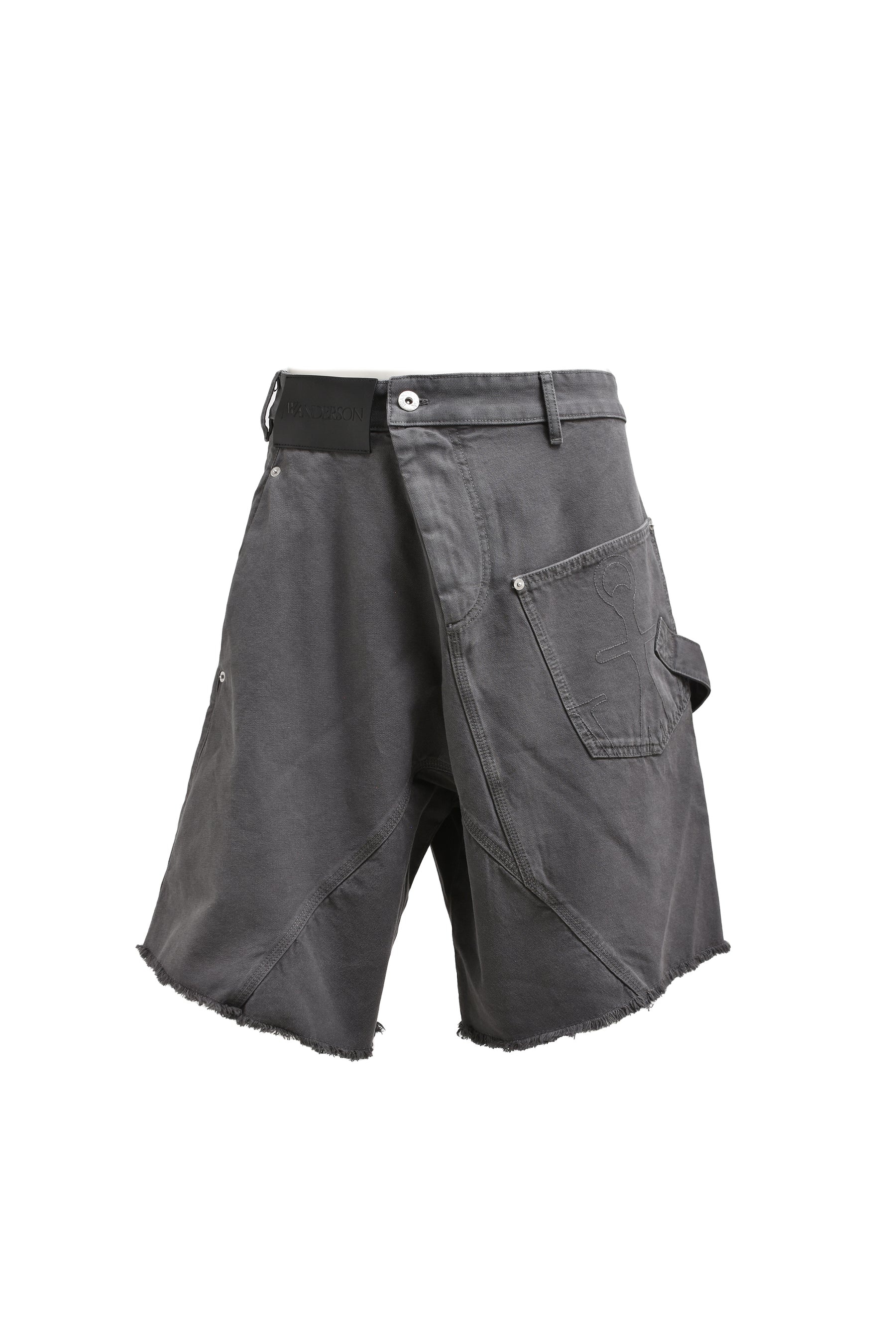 TWISTED WORKWEAR SHORTS / GRY - 1