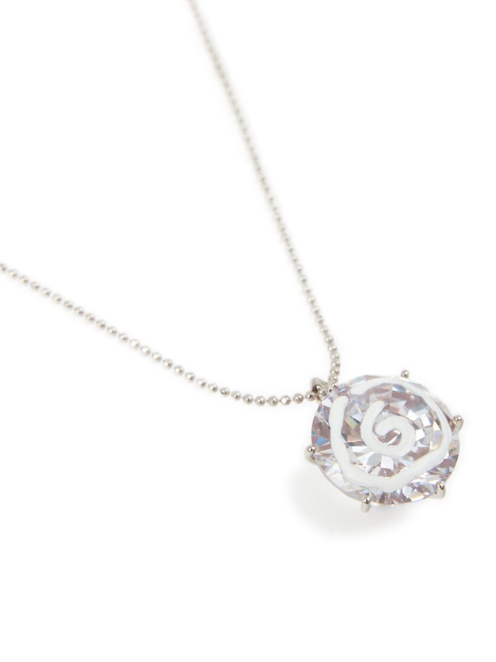 swirl-pendant necklace - 3