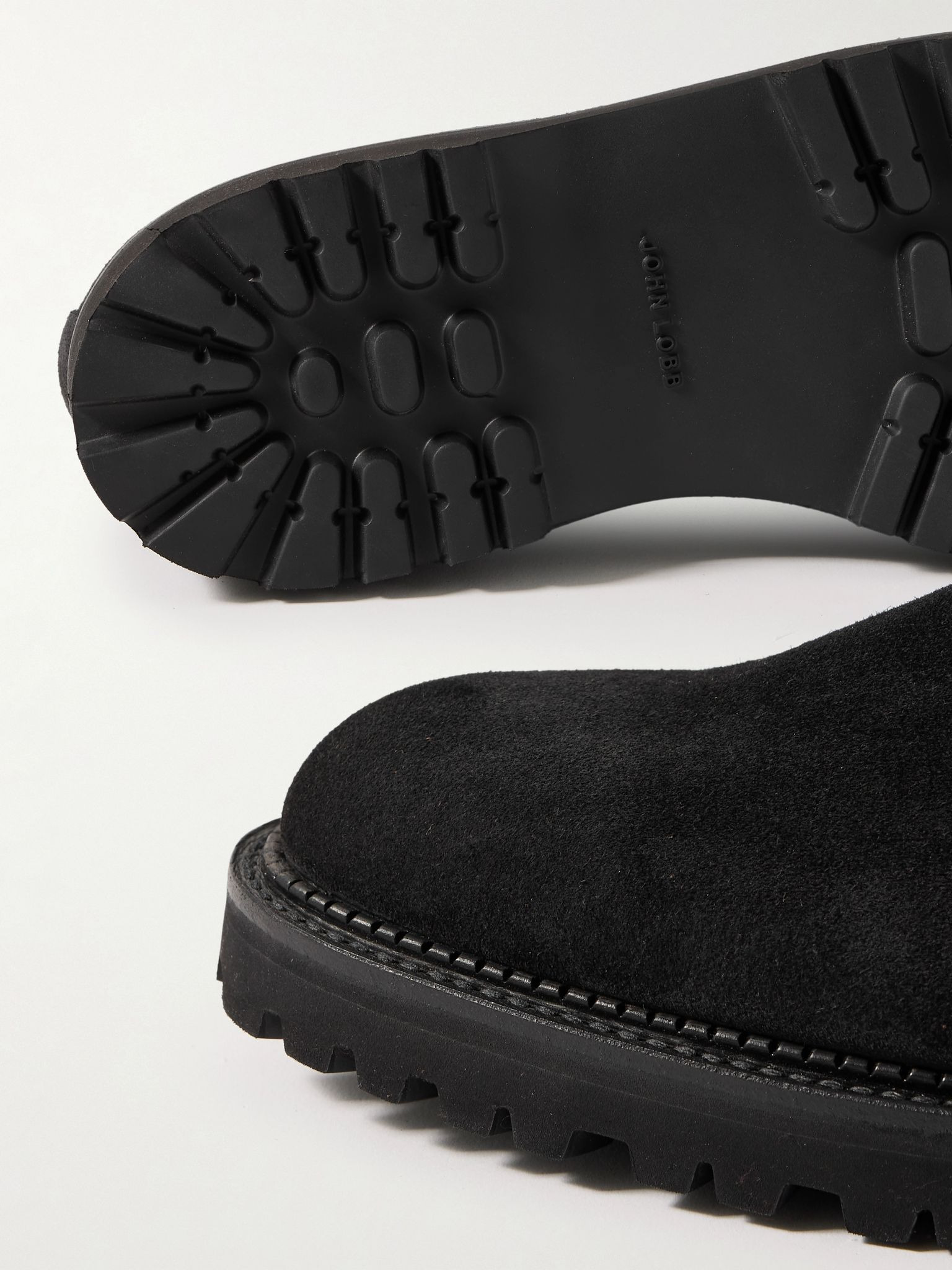 Lawry New Standard Suede Chelsea Boots Black - 4