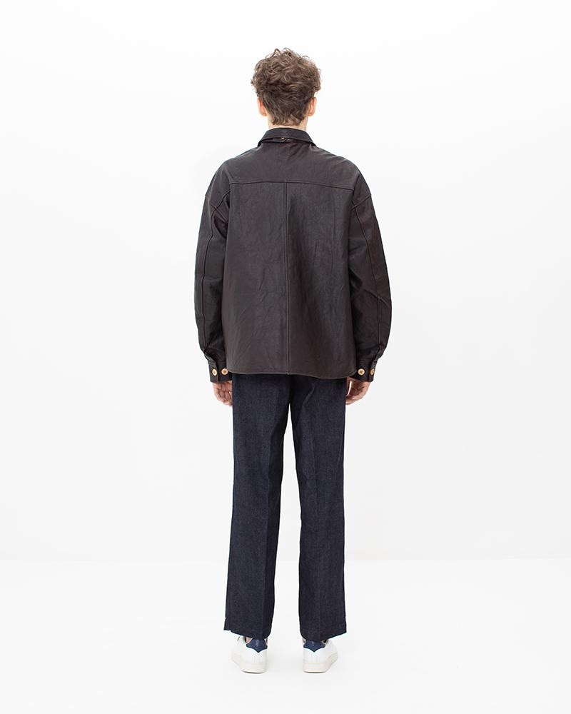 visvim CIVILIAN SHACKET IT DK.BROWN - 0124205014003 | REVERSIBLE