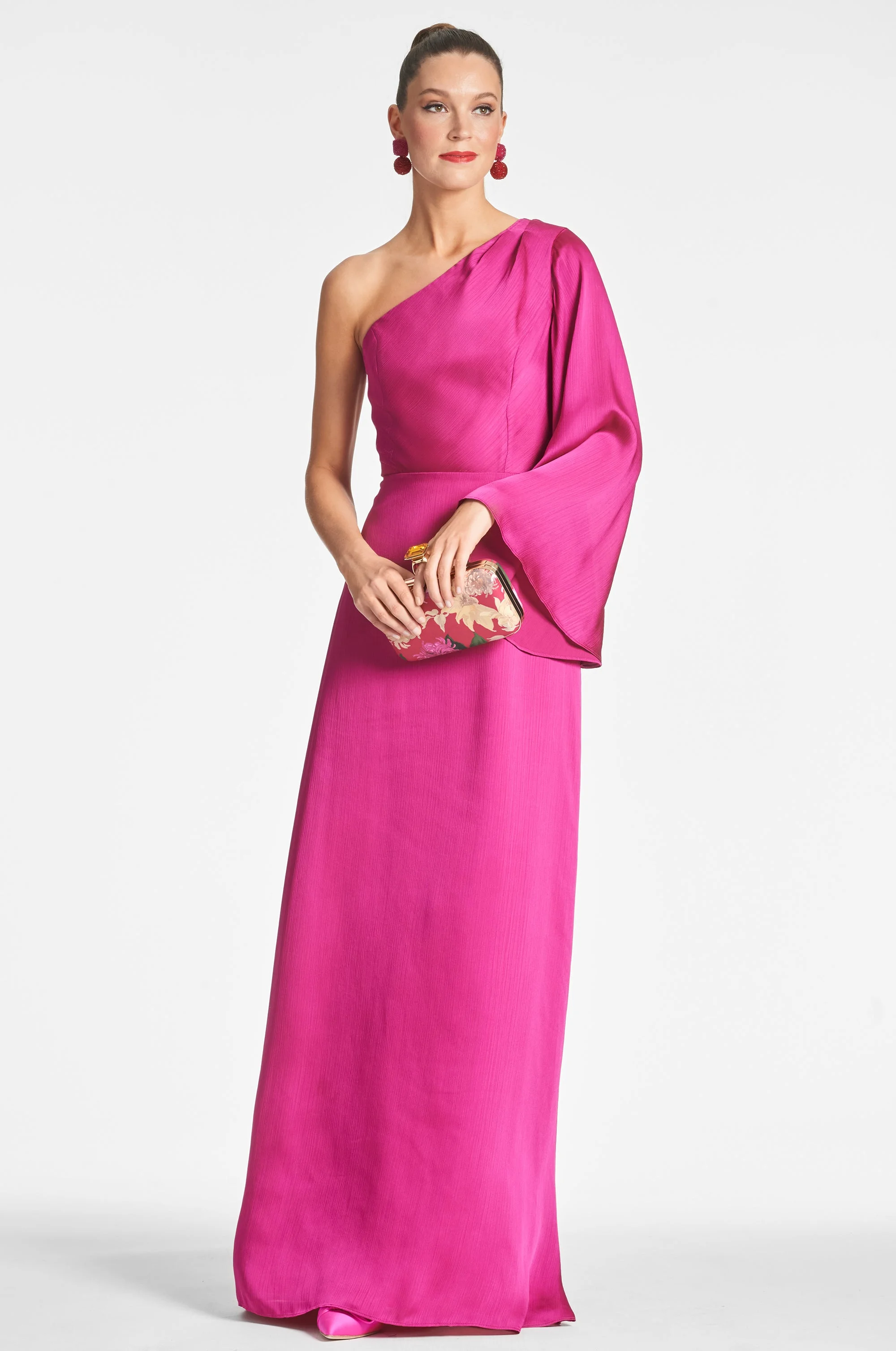 Keely Gown - Dragonfruit - 1
