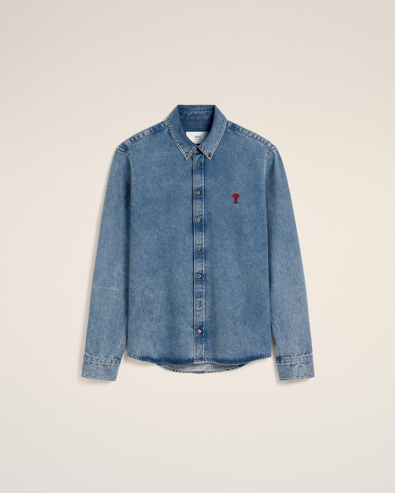 BLUE DENIM BUTTON-DOWN AMI DE COEUR SHIRT 1