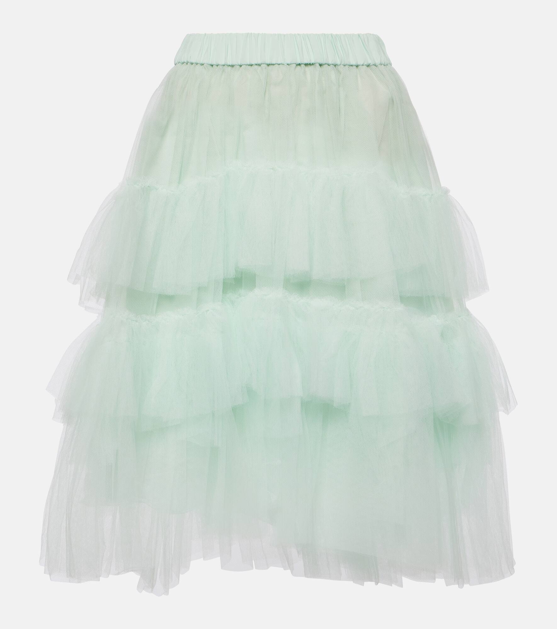 Tulle midi skirt - 1
