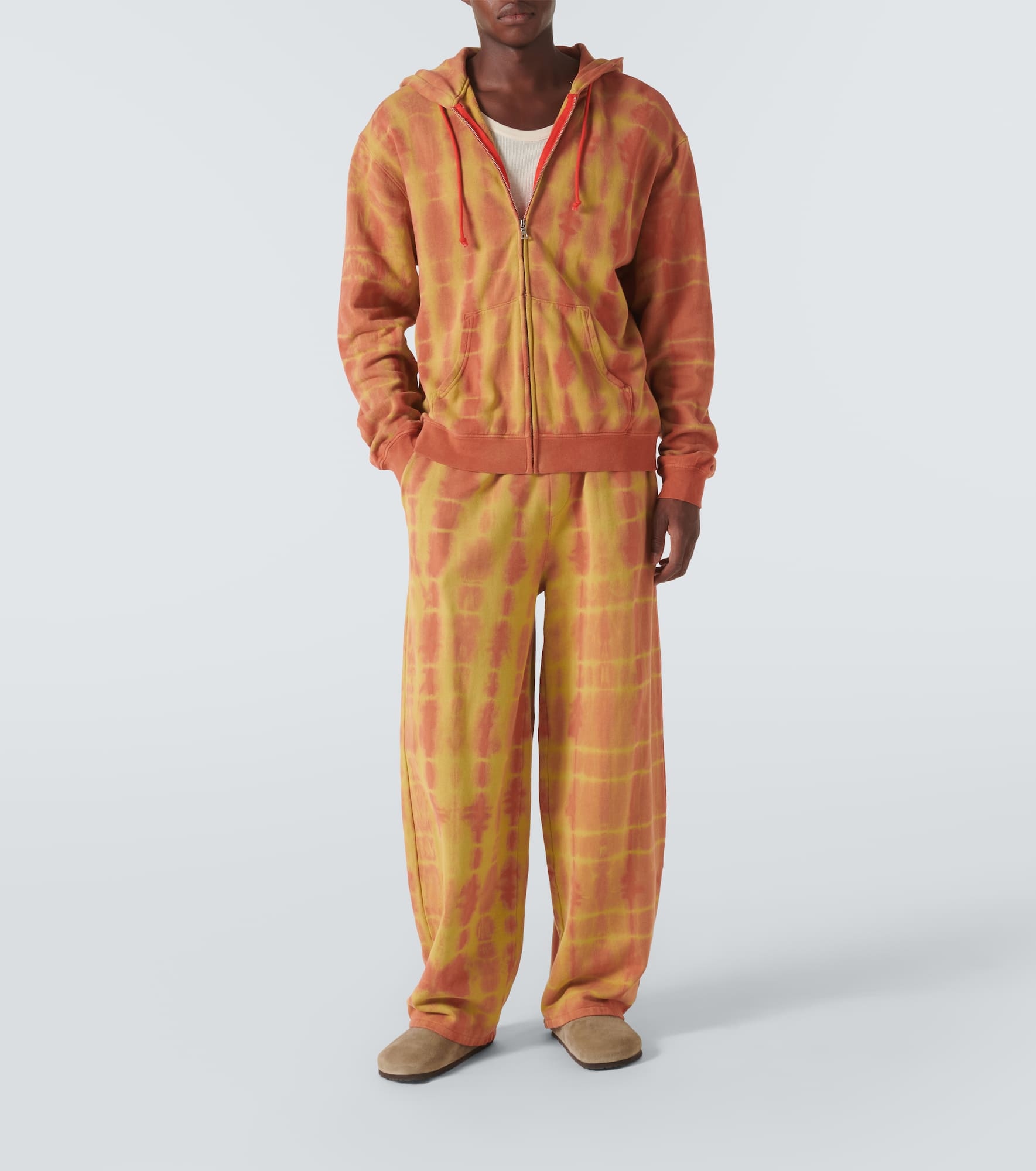 【The Elder Statesman】 Daily Zuzuコットンアンドカシミヤ zip The Elder Statesman Daily Zuzu cotton and cashmere zip-up