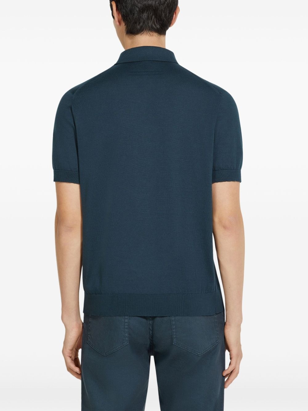 cotton polo shirt - 4