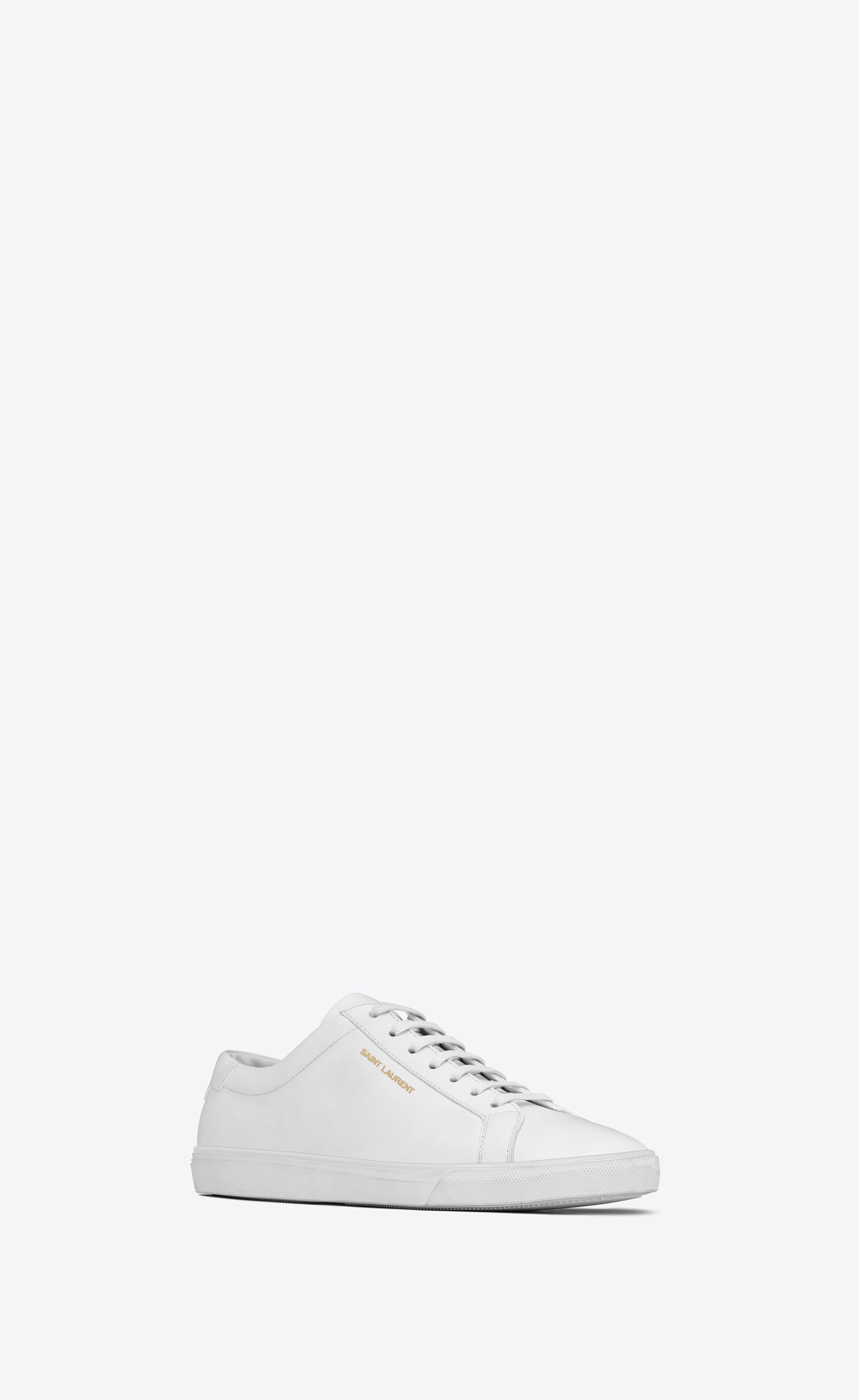 SAINT LAURENT andy sneakers in leather | ysl | REVERSIBLE