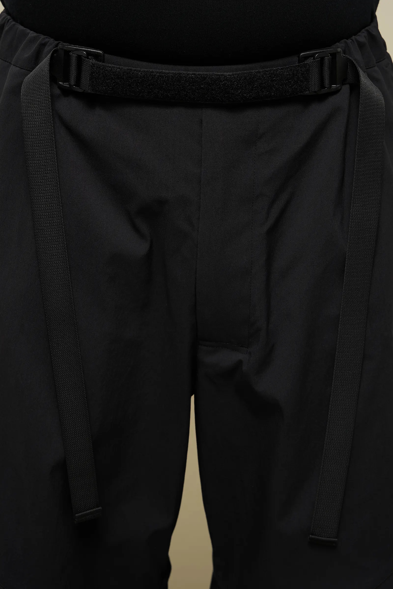 P56B-M Nylon Stretch Web Belt Trouser Black - 8
