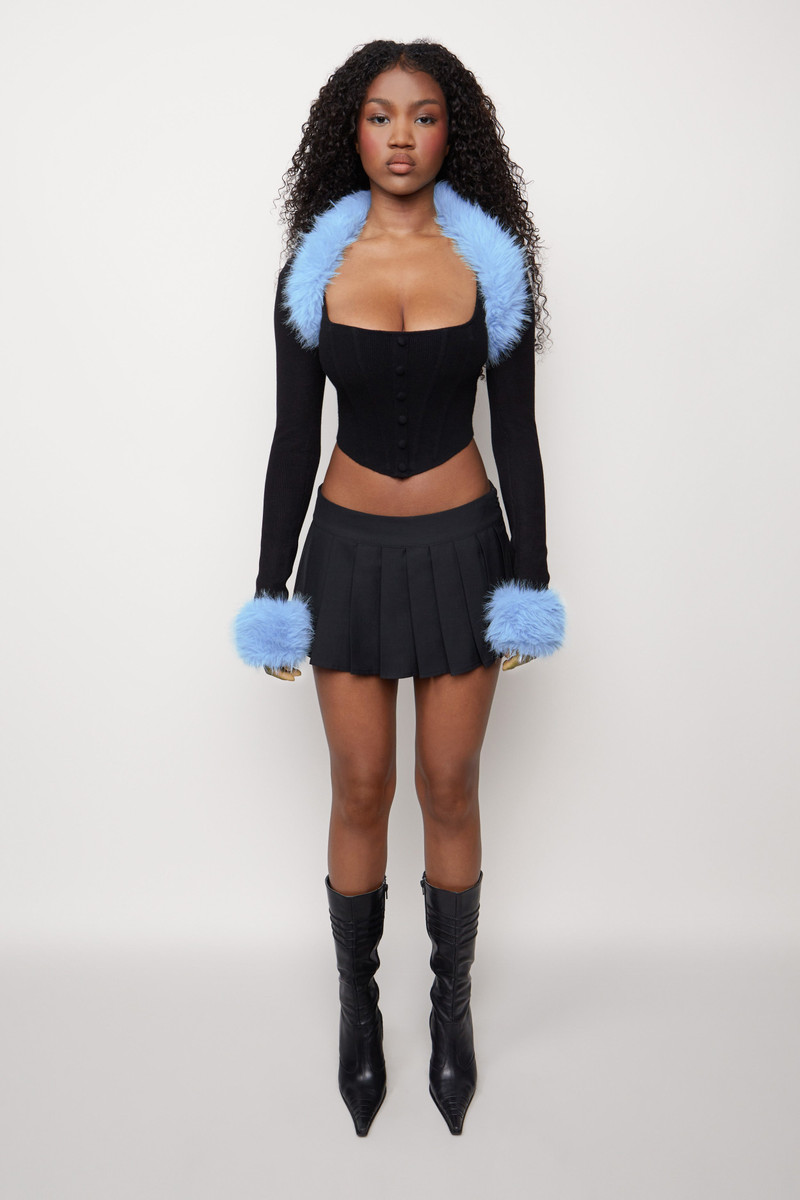 GUIZIO FAUX FUR BOLERO outlook