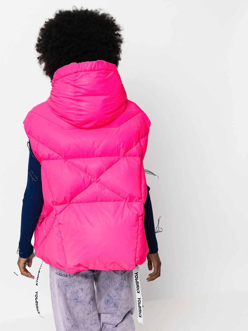 sleeveless puffer jacket - 3