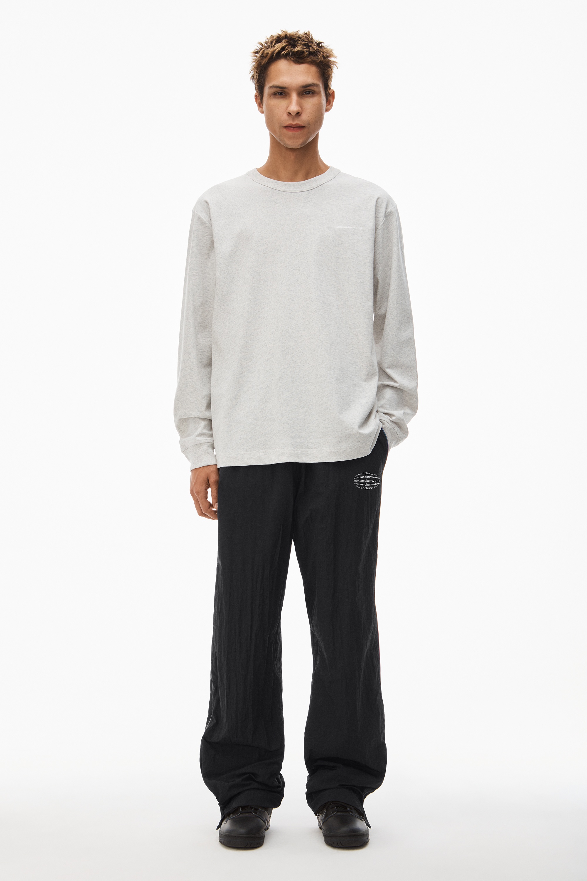 LONG-SLEEVE TEE IN HIGH TWIST JERSEY - 6