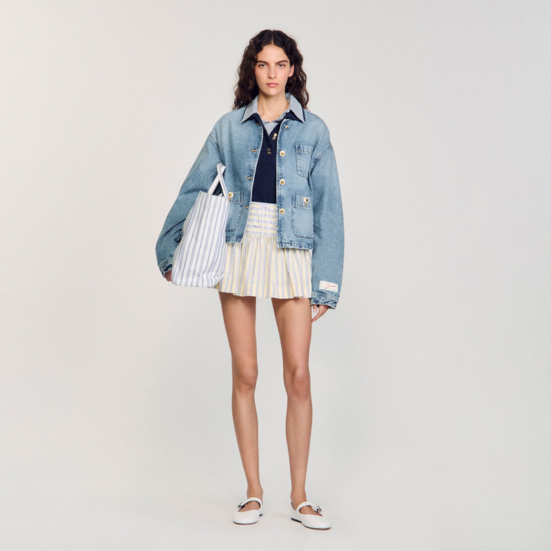 Sandro DENIM JACKET outlook