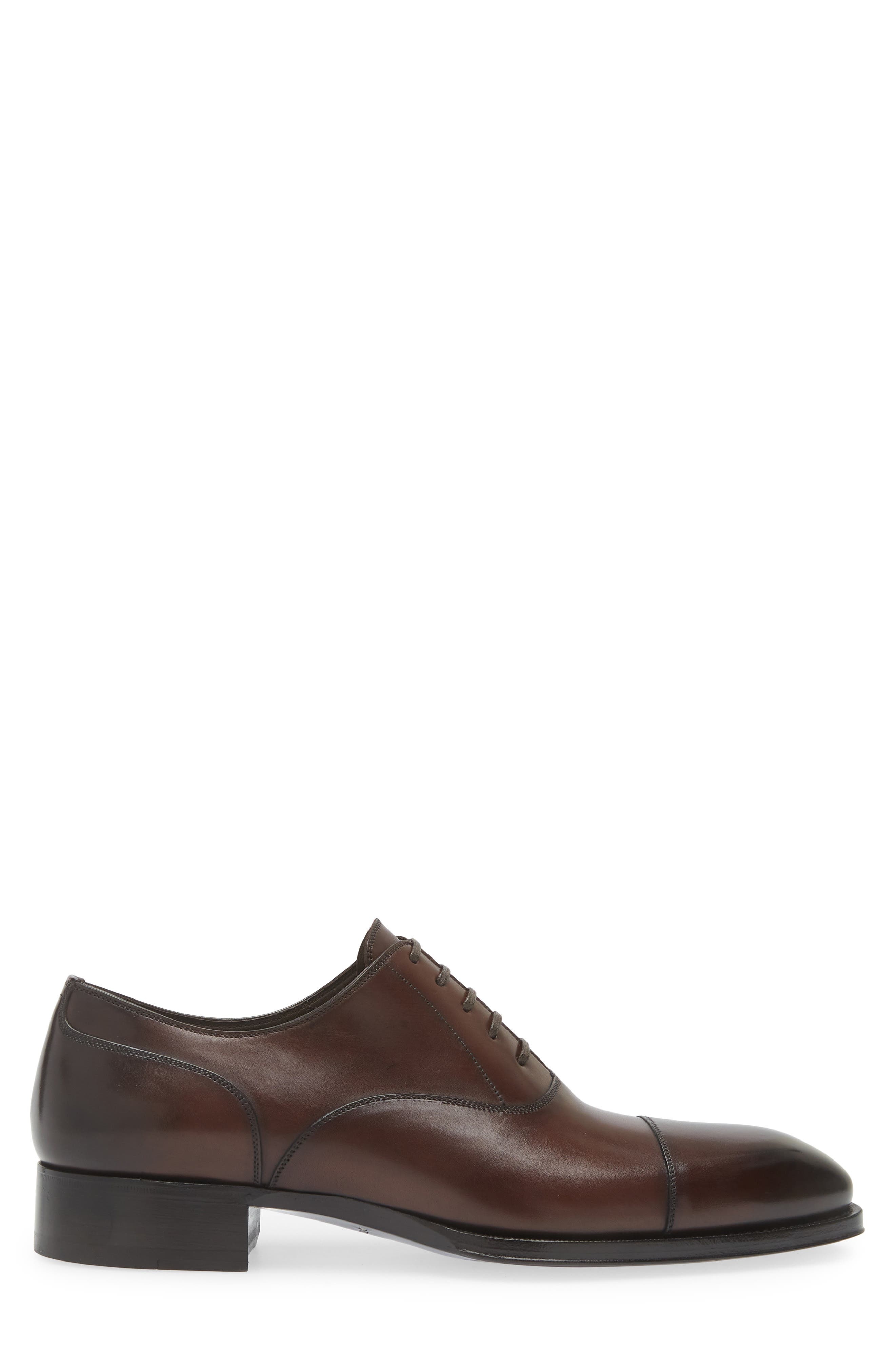 Elkan Burnished Leather Oxford - 3