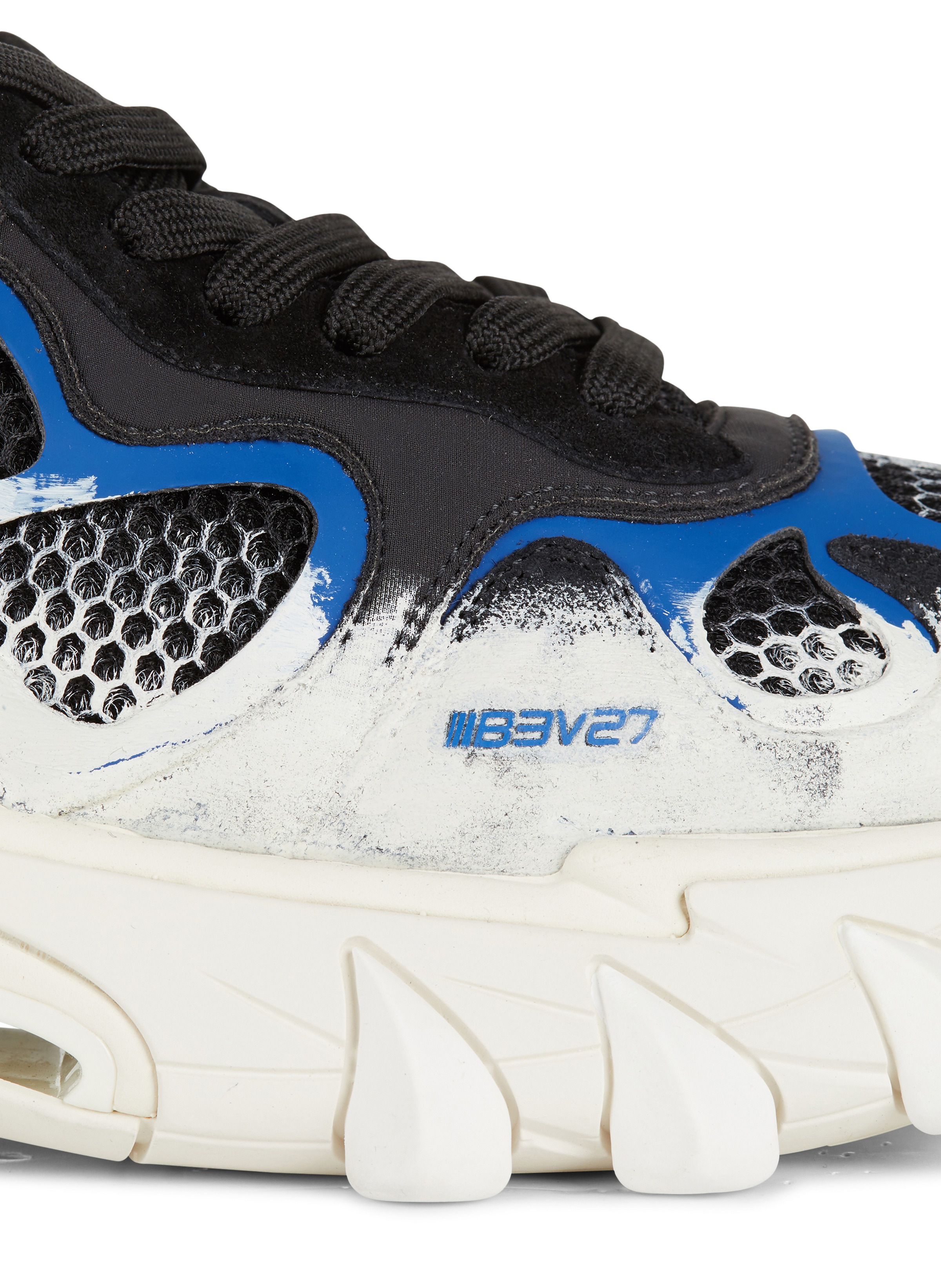 B-East trainer in leather, suede and mesh - 6