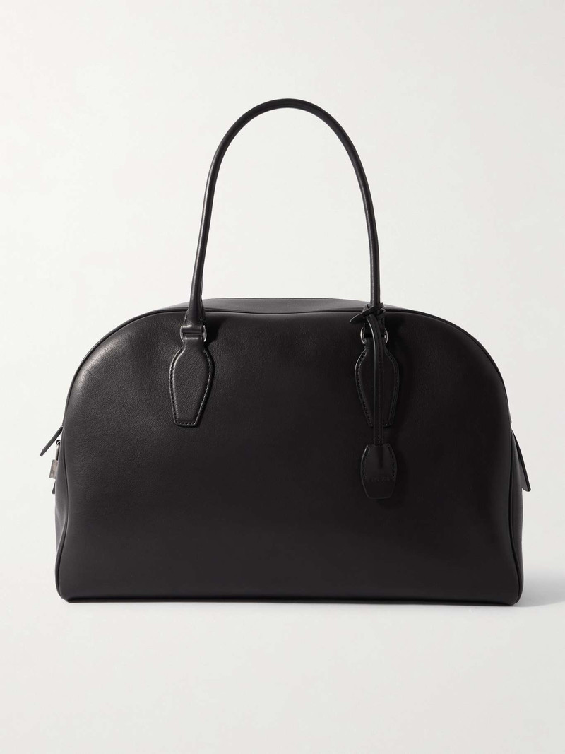 India 15.75 leather shoulder bag Black - 1
