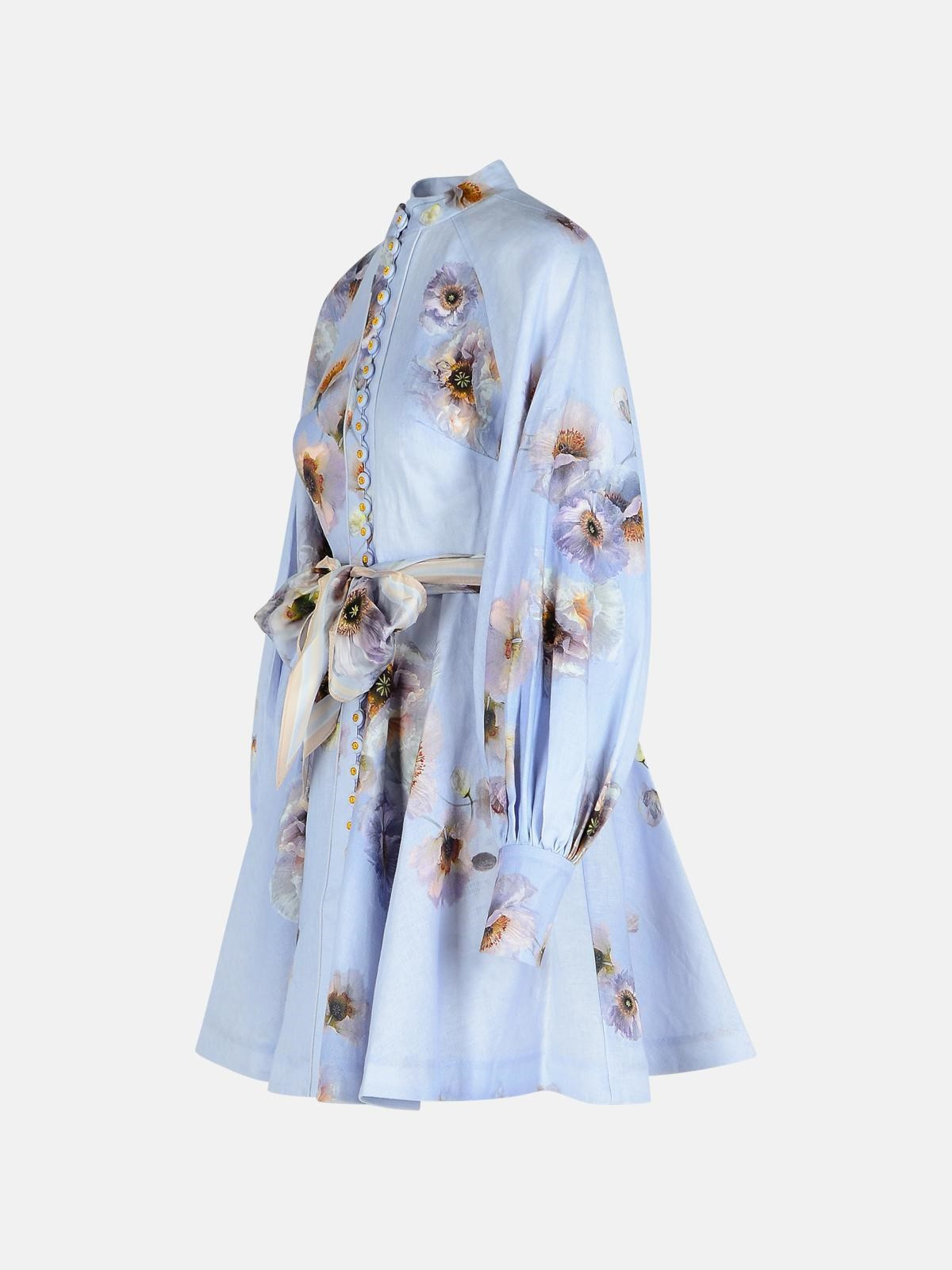 LILAC LINEN DRESS - 2