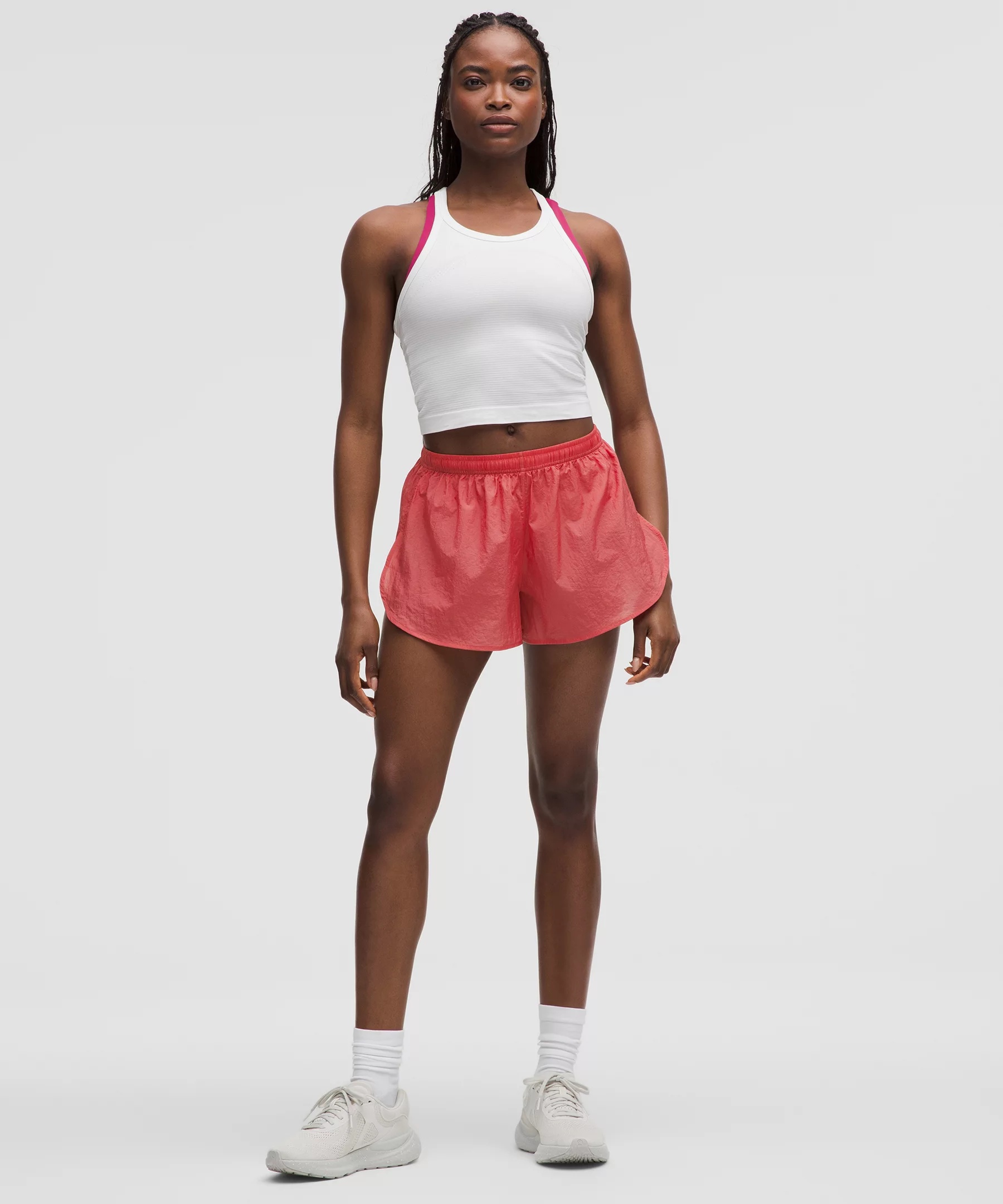 Dolphin-Hem Mid-Rise Running Short 3" - 2