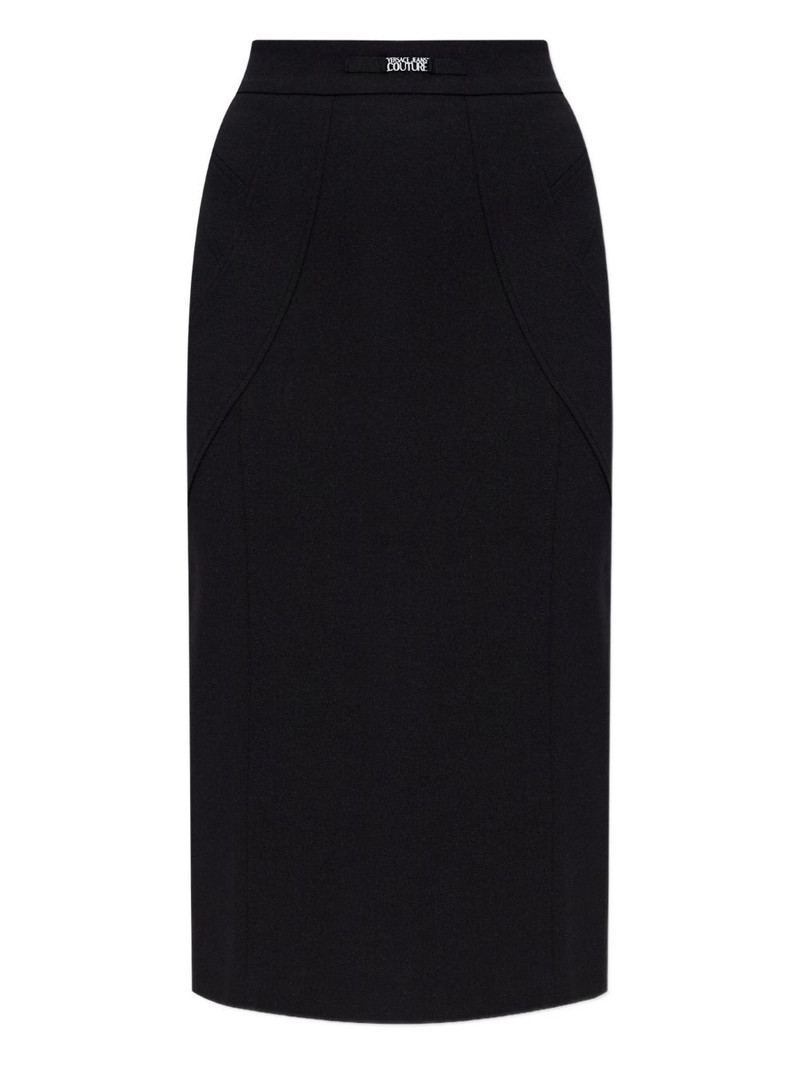waistband-detail pencil skirt 1