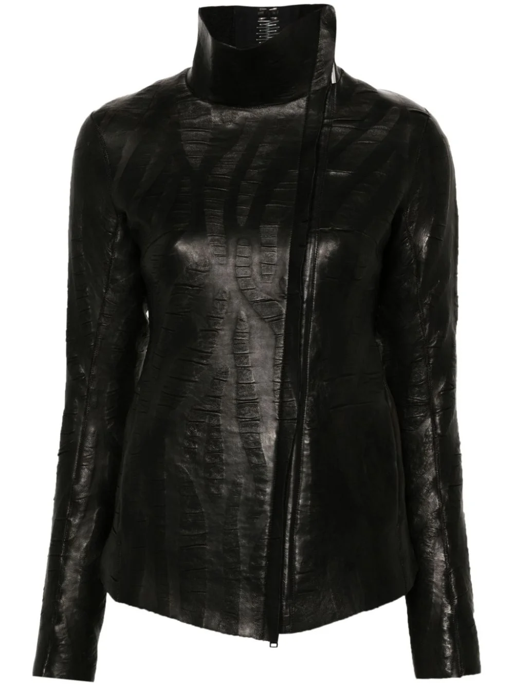 metallic-detail jacket - 1