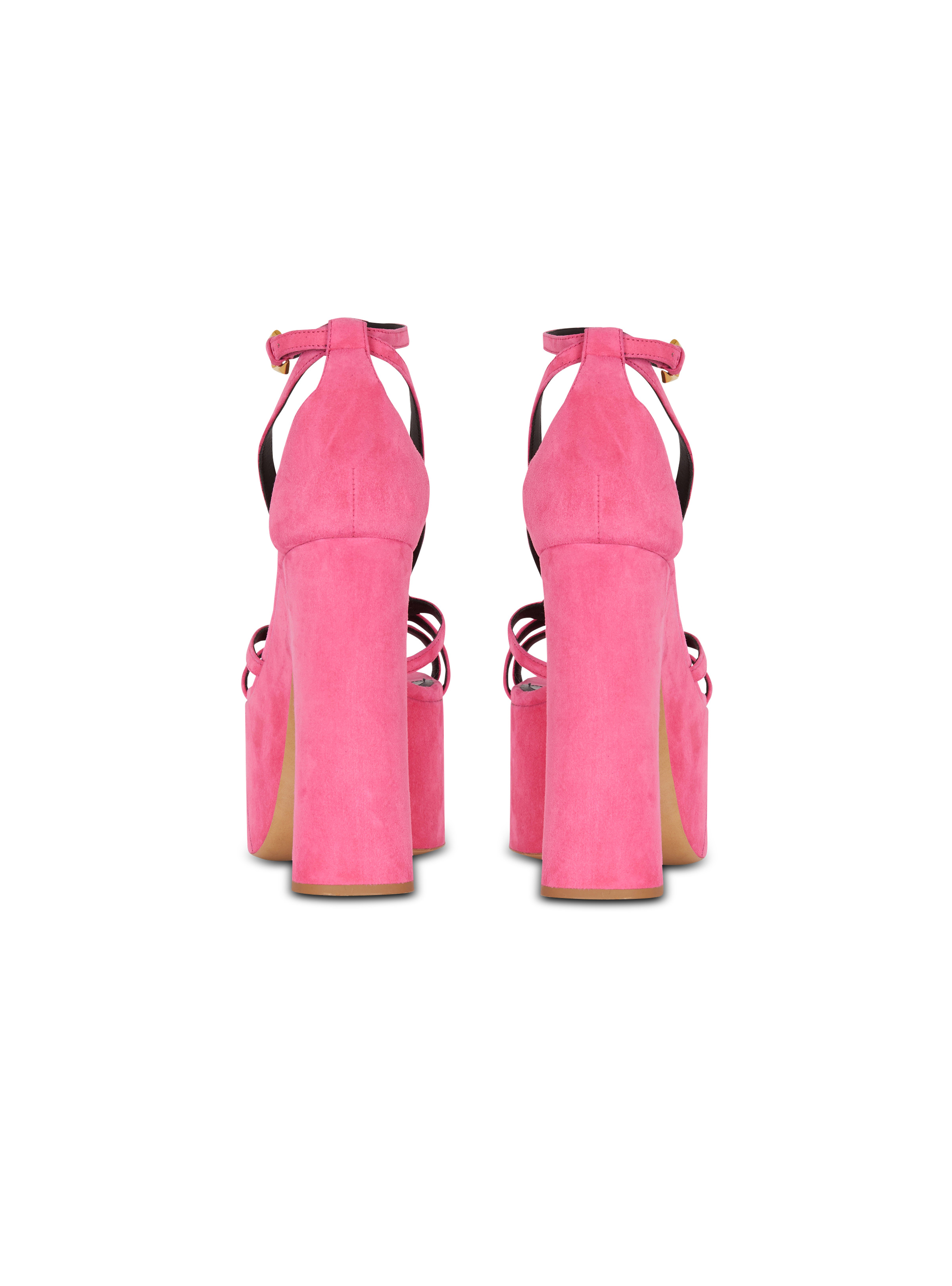 Cam suede platform sandals - 4