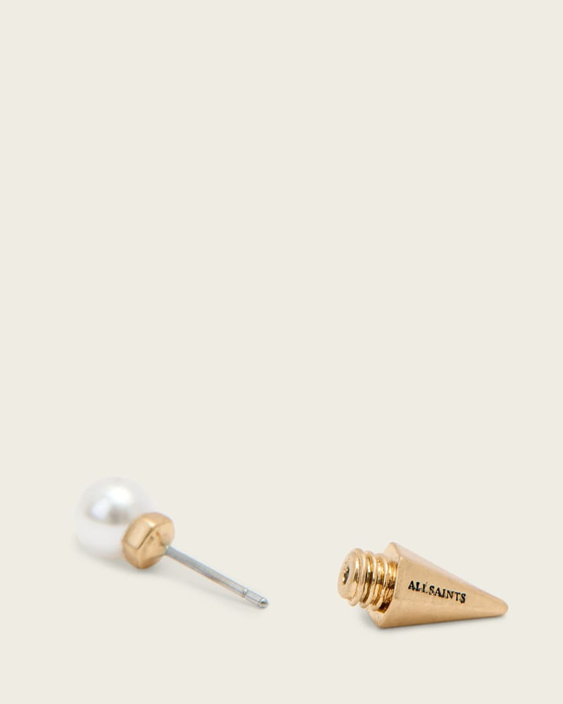 HAZEL SMALL PEARL STUD EARRINGS 4