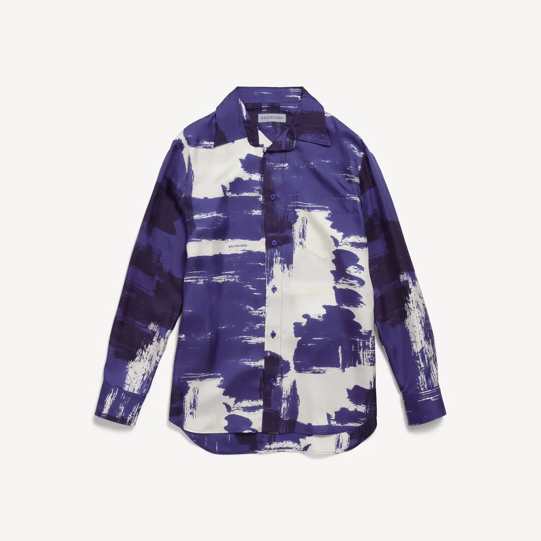 Women's Paintbrush Shirt in Blue - 1