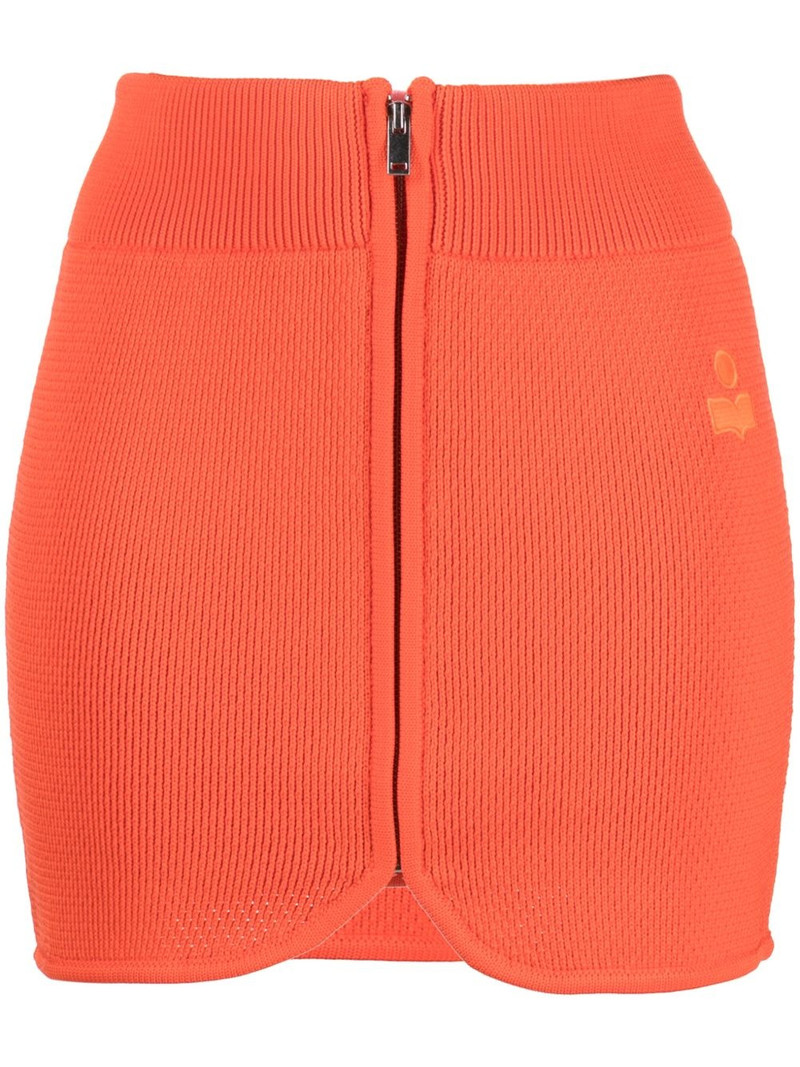 Olgane ribbed miniskirt 1