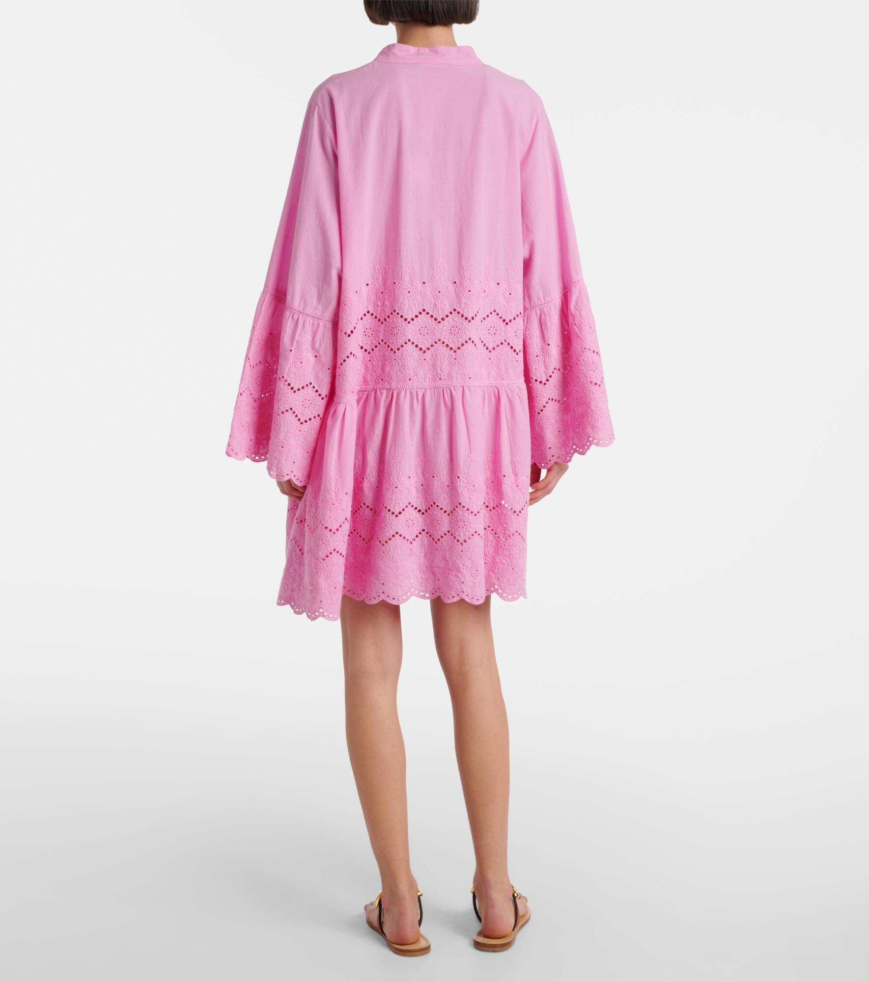 Sebenna embroidered cotton kaftan - 3