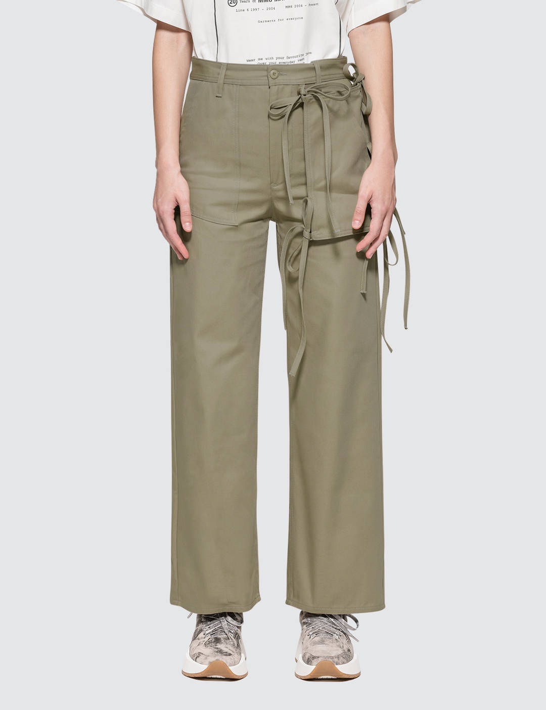 Tie Details Trousers - 1