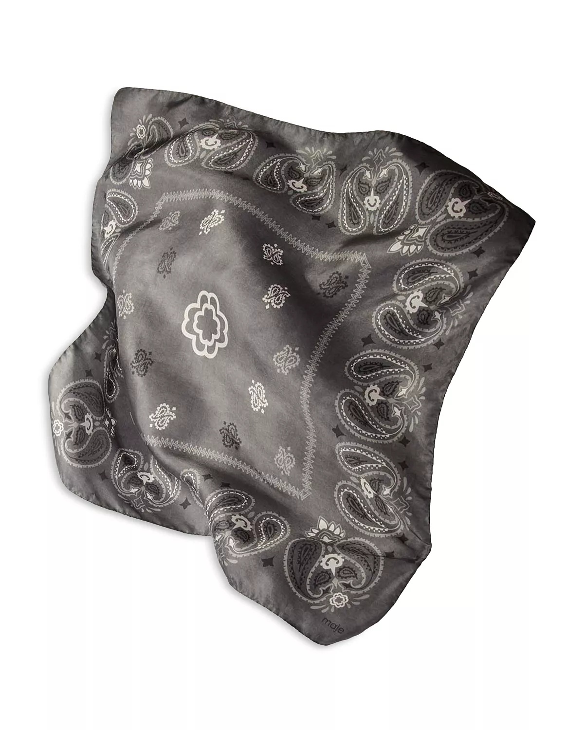 Paisley Silk Bandana - 2