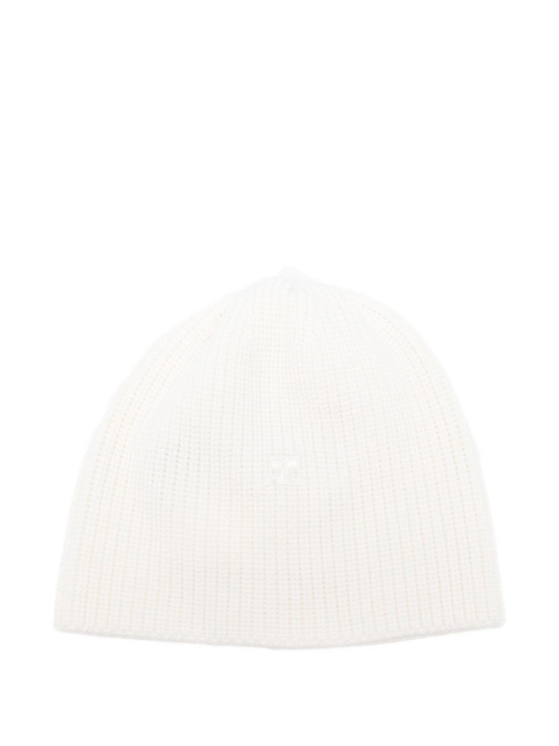 ribbed beanie hat 1