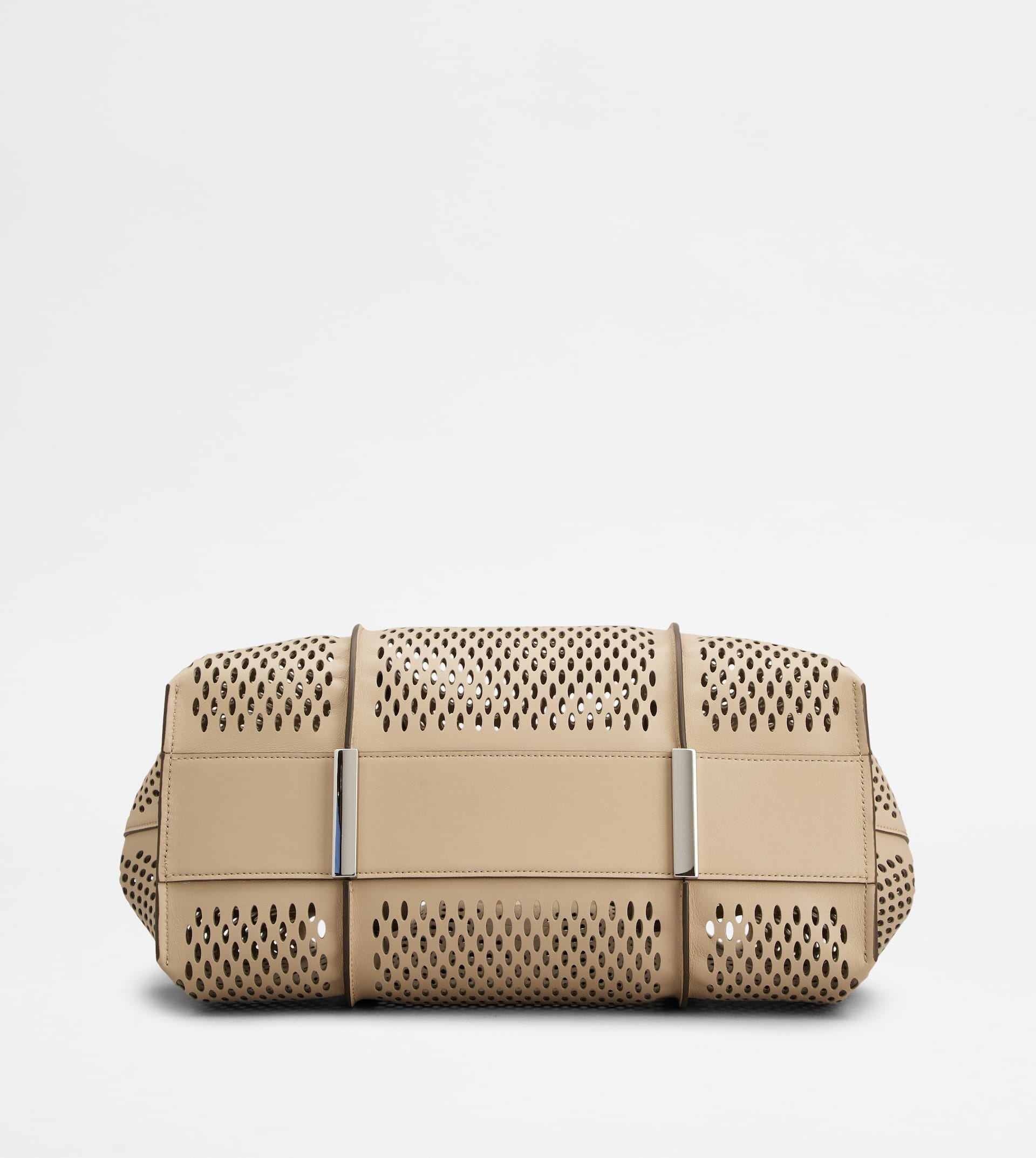 T TIMELESS SHOPPING BAG IN LEATHER MEDIUM - NATURAL - 3