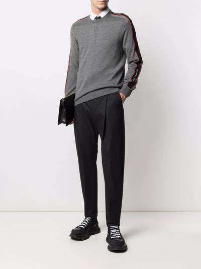 Alexander McQueen logo-tape jumper outlook