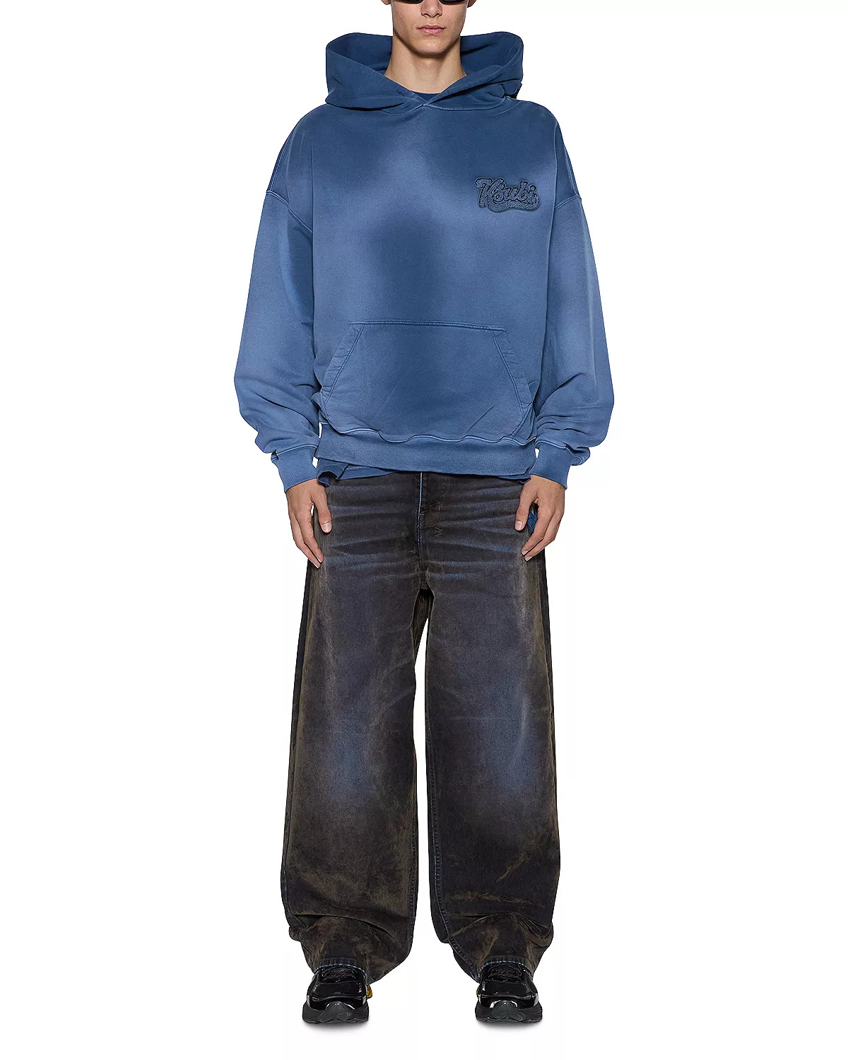 Ace Ekcess Ink Fade Oversized Fit Hoodie - 2