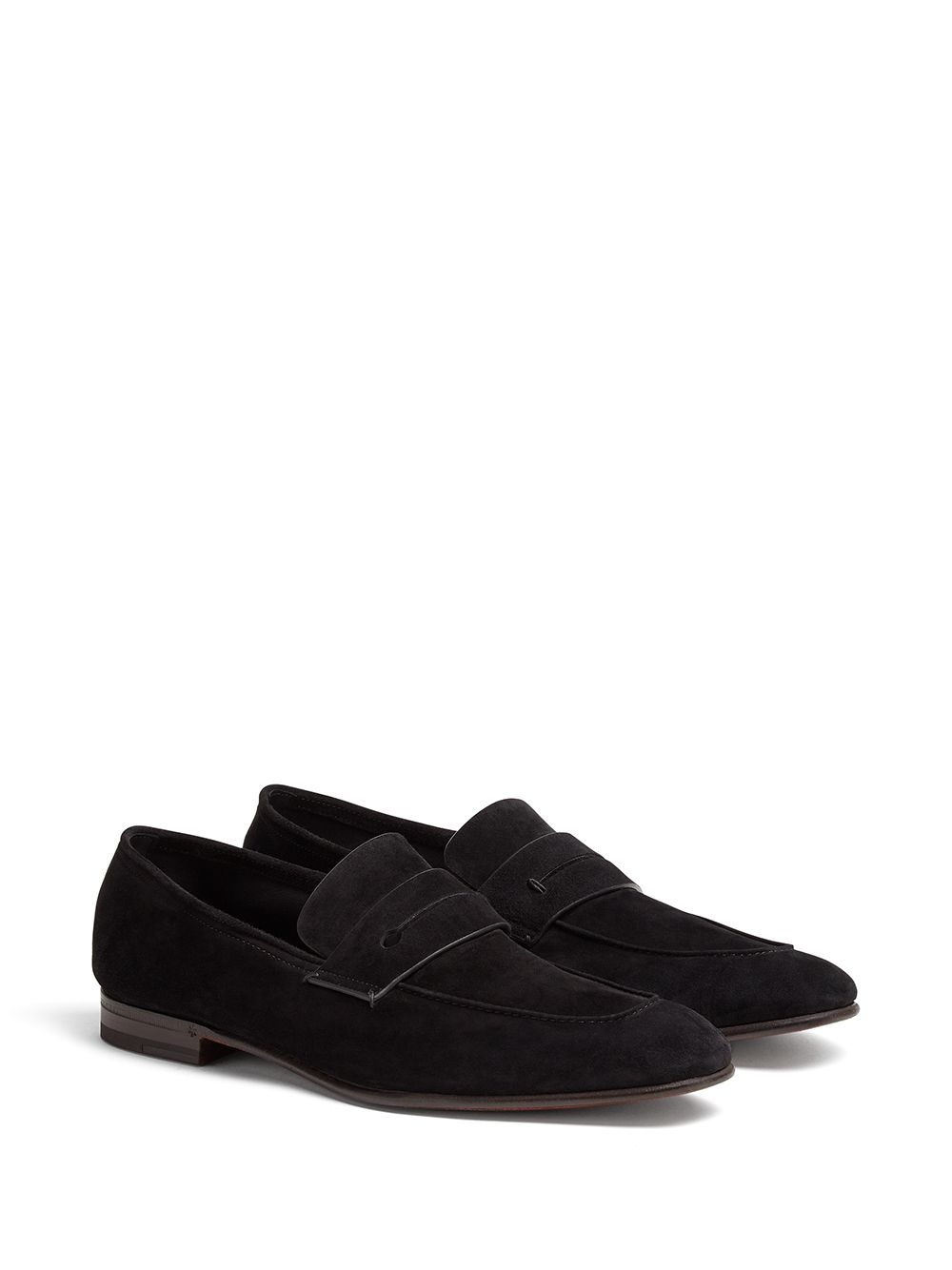 low-heel penny loafers - 2