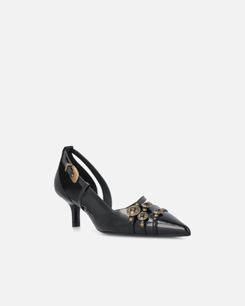 PUMPS WITH STRAPS AND JEWEL STUDS 2