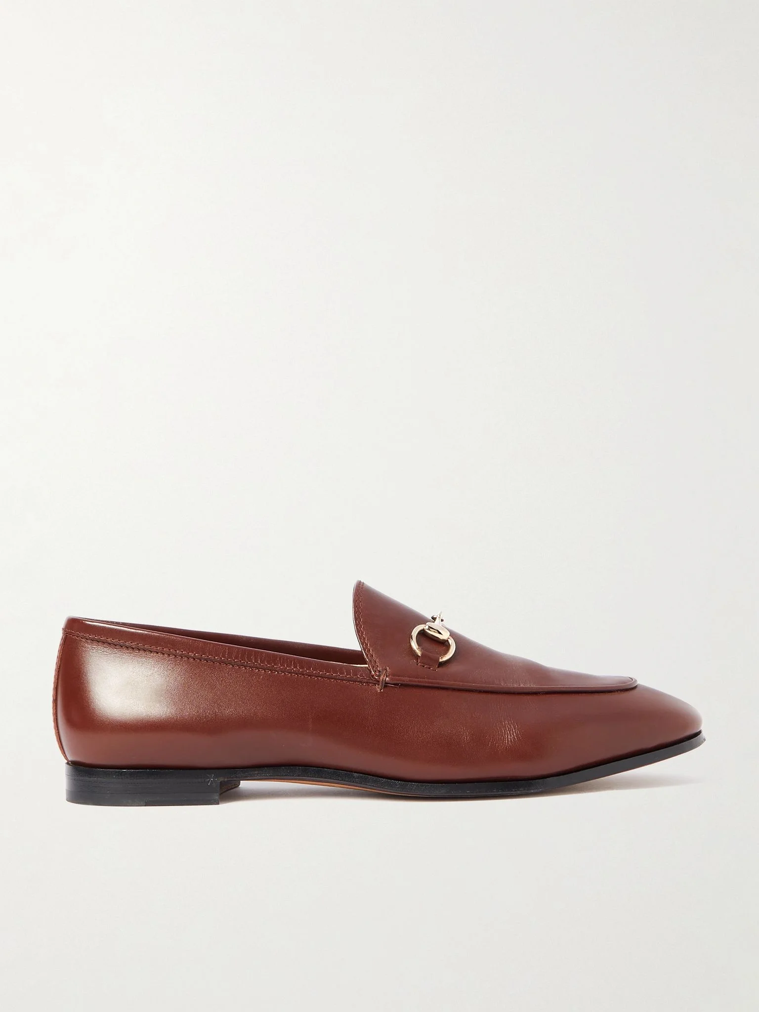 Jordaan horsebit-detailed leather loafers Brown - 1