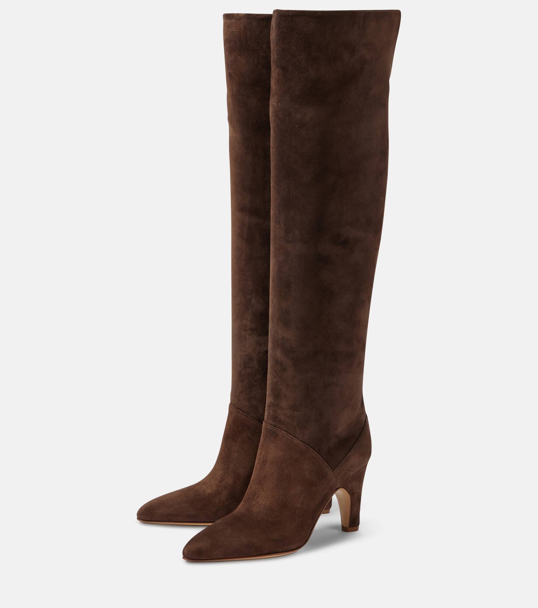 Hana leather over-the-knee boots - 4