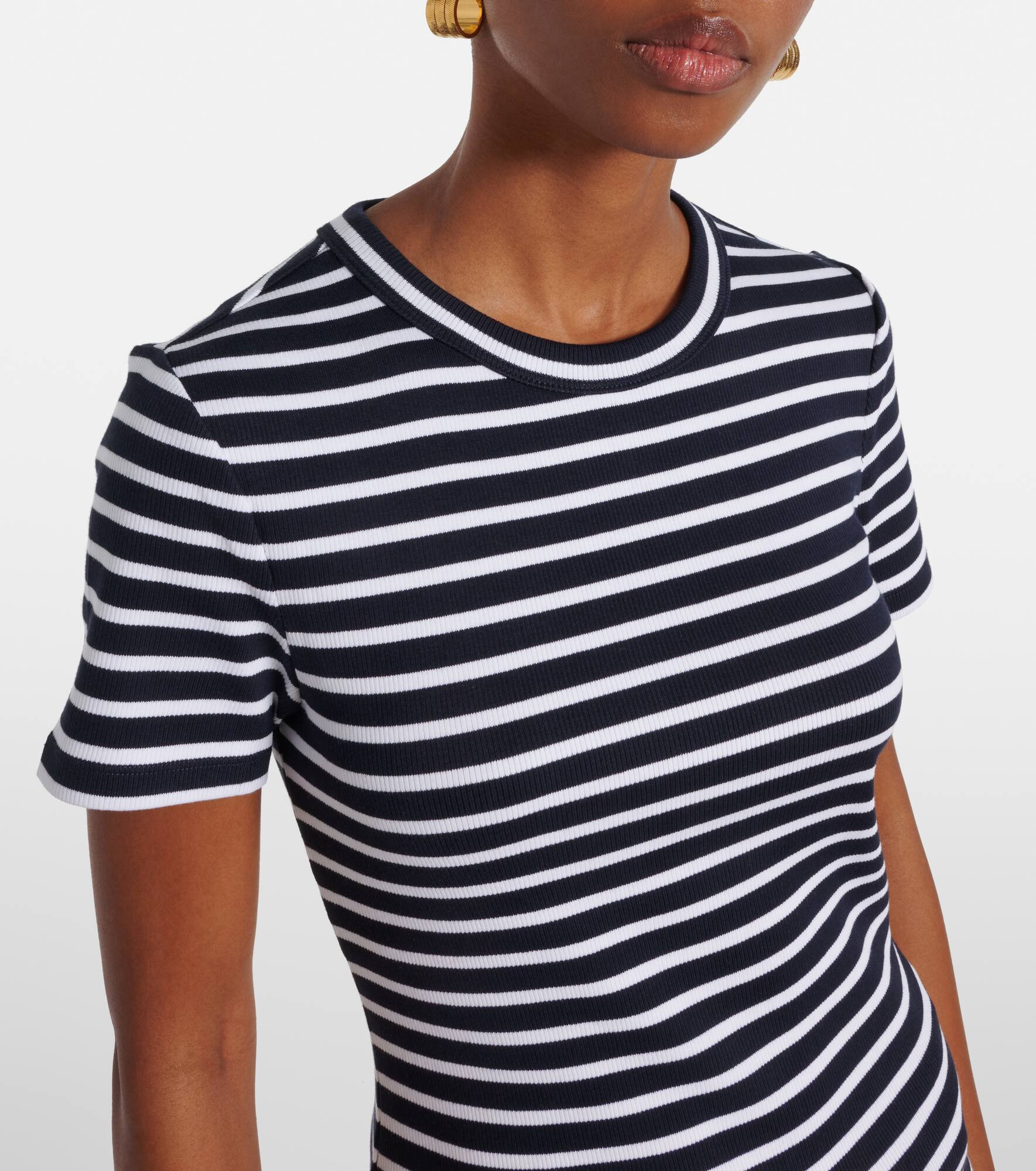 Pruitt striped cotton-blend T-shirt - 4