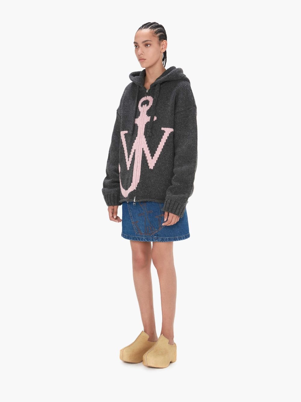 ZIP FRONT ANCHOR HOODIE - 4