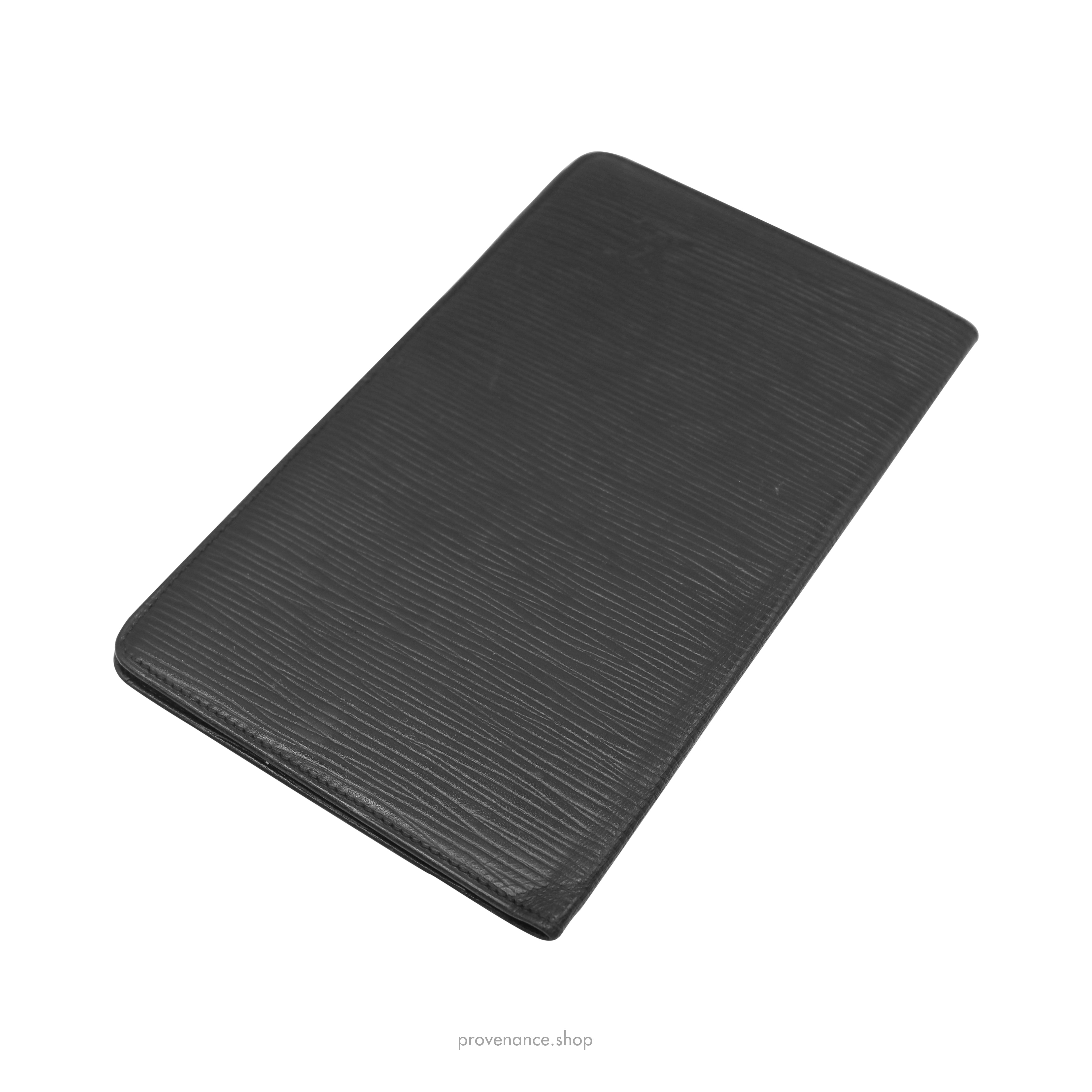 Louis Vuitton "MALLETIER" Long Wallet - Black Epi Noir Leather - 5