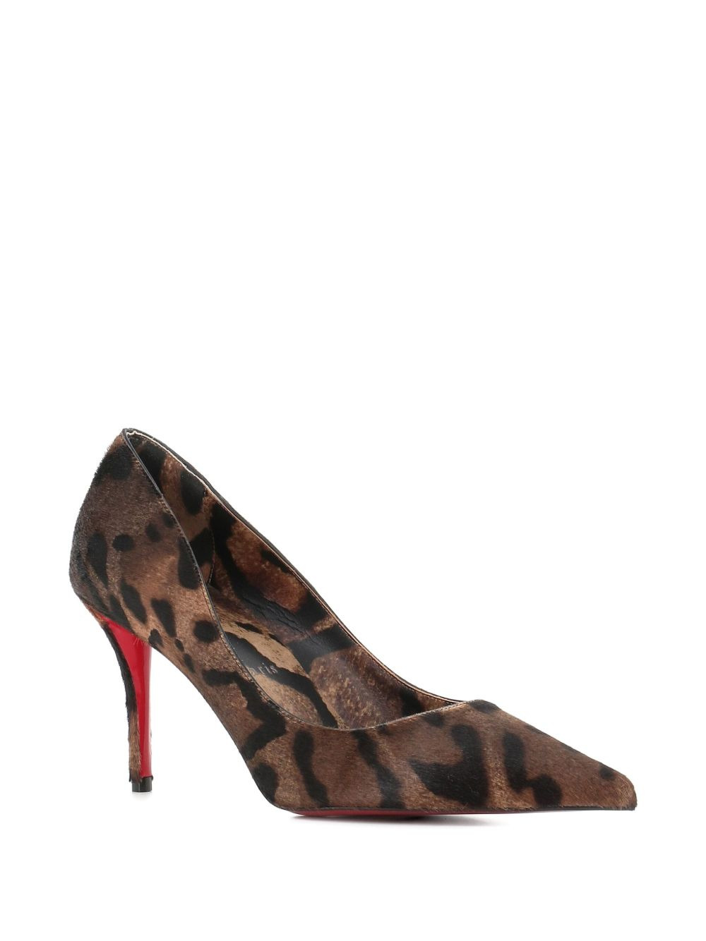 leopard-print stiletto heeled pumps - 2