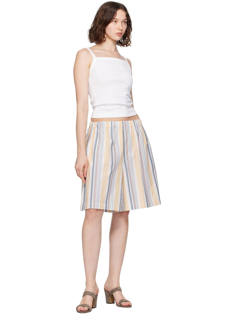 BASERANGE Yellow Stave Shorts outlook