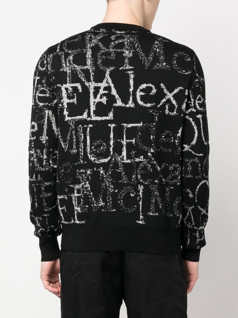 logo-print crew-neck jumper - 4
