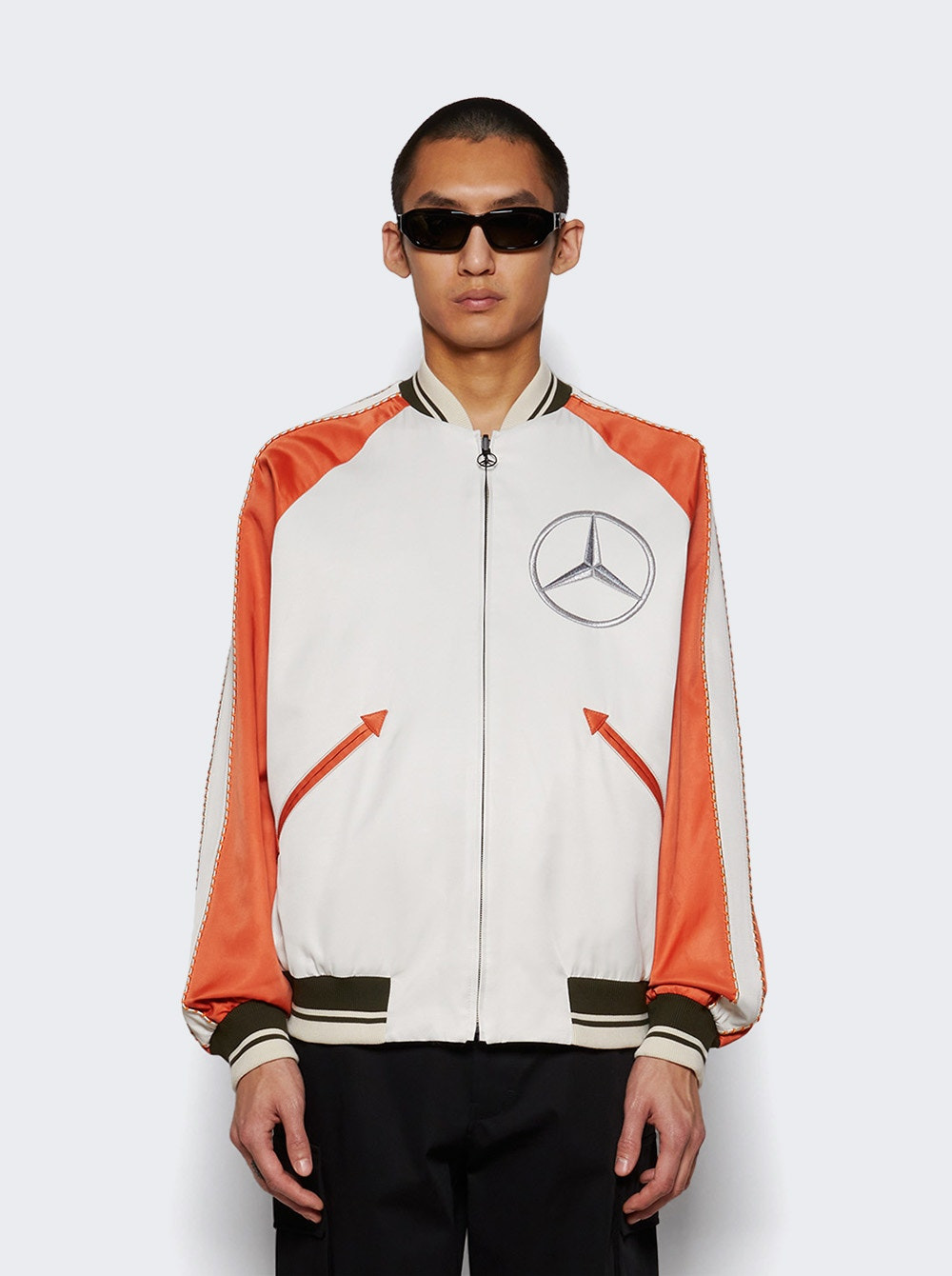 X Mercedes-benz By Nigo Satet Jacket Orange - 2