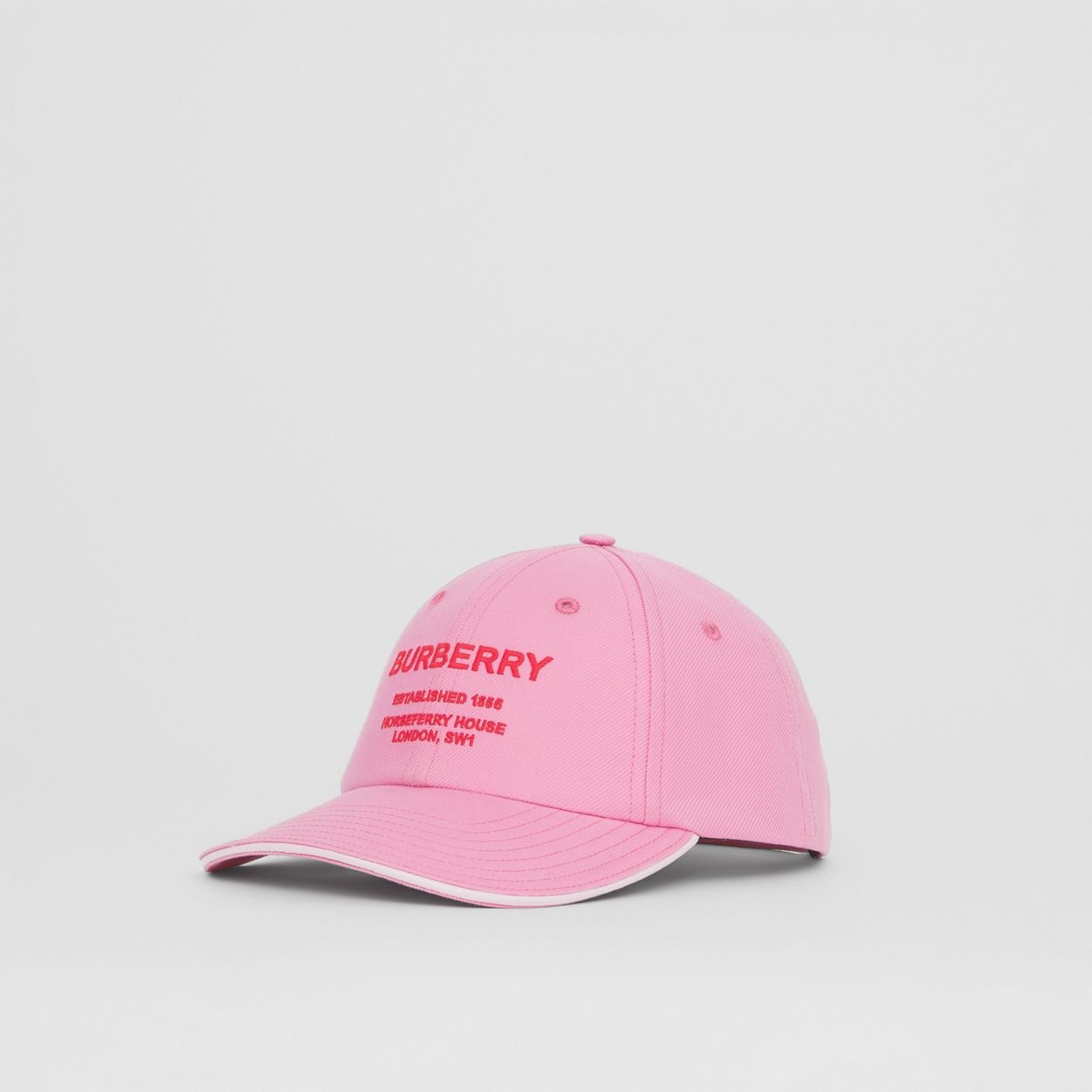 Horseferry Motif Cotton Twill Baseball Cap - 6