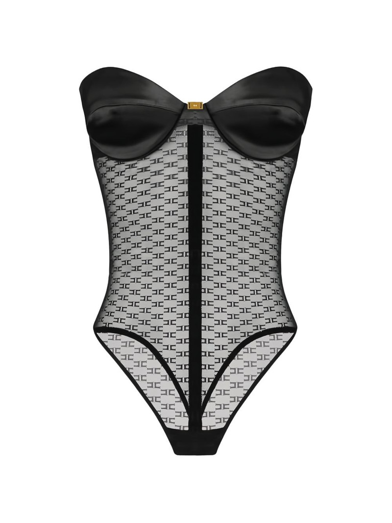 monogram jacquard bodysuit 1