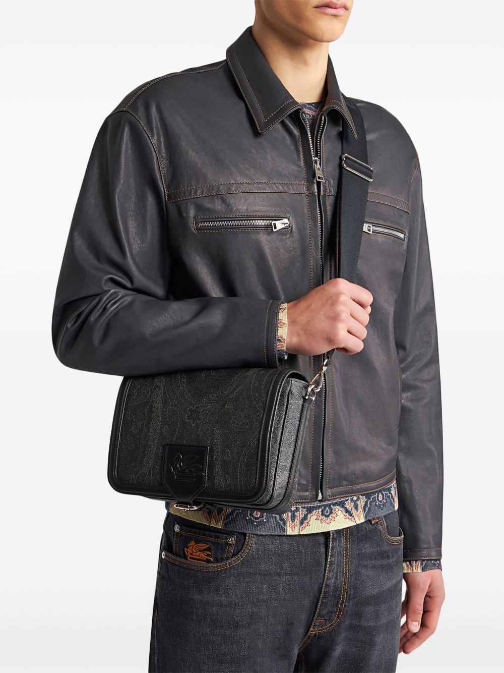 small Essential paisley-print messenger bag - 2