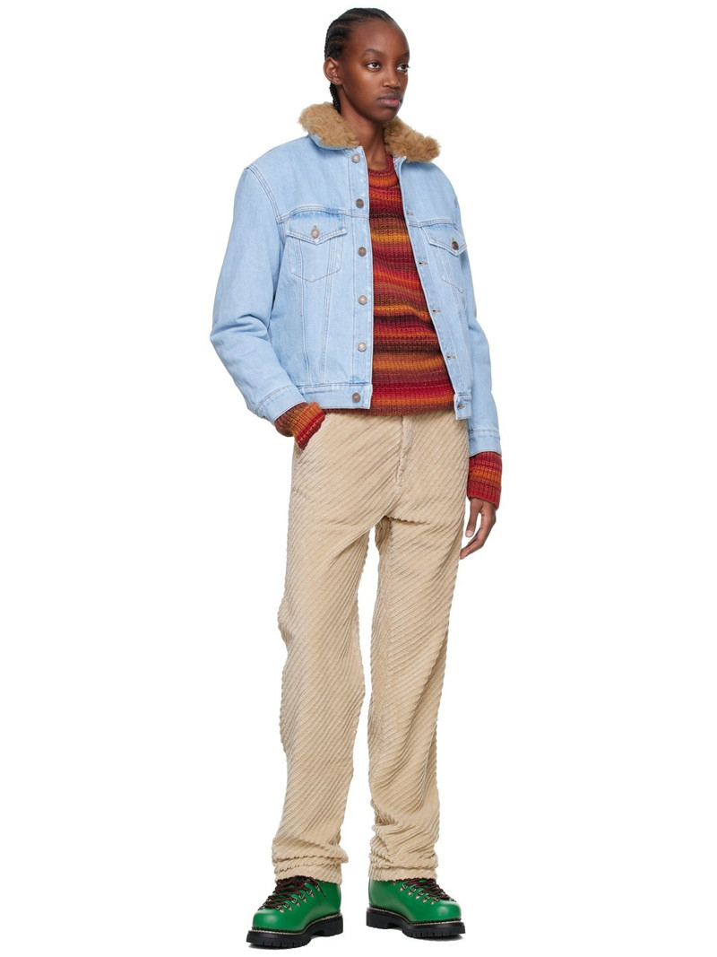 ERL Blue Denim Jacket outlook