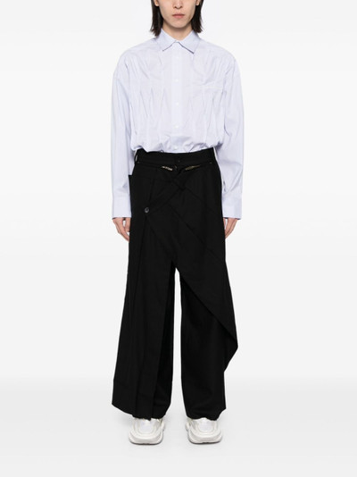 FENG CHEN WANG pleated shirt outlook